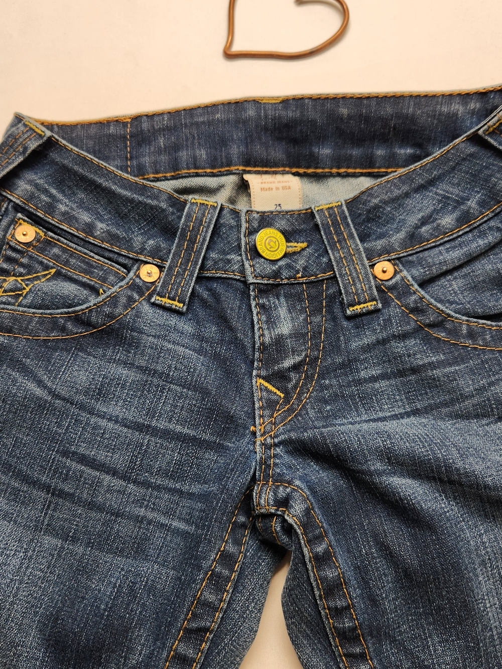 ⭐️True Religion Joey Twisted Flare Leg Jeans - Y2K - Dark Wash - Picture 2 of 11